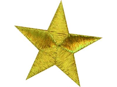 Thermocollant Etoile Dorée 5x5cm 