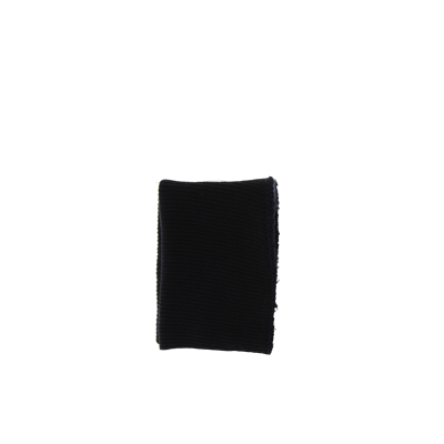 Bord Côte tricot Bande tubulaire double 35x8cm bleu marine foncé