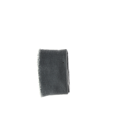 Bord Côte tricot Bande tubulaire double 35x8cm Gris moyen
