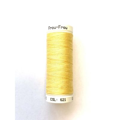 Fils Couture Frou-Frou Rose Jaune clair Bobine de 100m