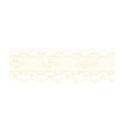 Dentelle Coton Frou-Frou 45mm Ecru - PRIX AU METRE