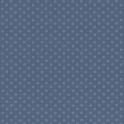 TISSU FROU-FROU ODONATA pois Bleu Gris Laize de 150cm - PRIX AU METRE