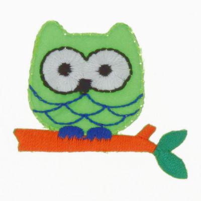 THERMOCOLLANT RECREATYS Collection Chouette Branche verte