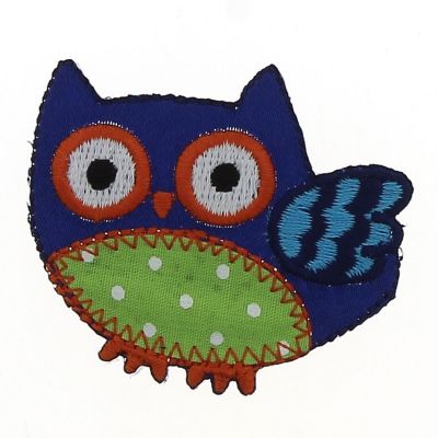 THERMOCOLLANT RECREATYS Collection Chouette N°1 Bleu - Vert