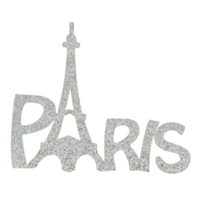THERMOCOLLANT RECREATYS Collection Girly Paris Blanc pailleté scintillant