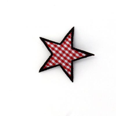 THERMOCOLLANT RECREATYS Collection Rock Etoile Carreaux rouge