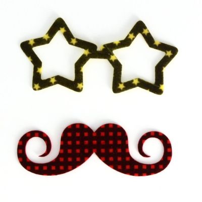 THERMOCOLLANT RECREATYS Collection Moustache Lunette 