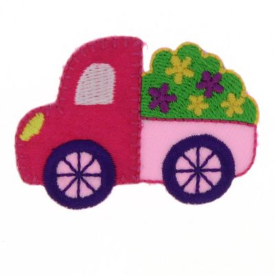 THERMOCOLLANT RECREATYS Collection Mini autos Camion fleurs