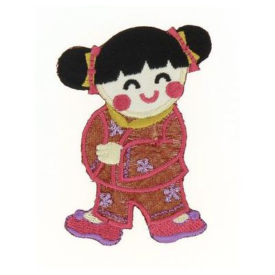 THERMOCOLLANT  Chinoise 7x5cm Collection Monde