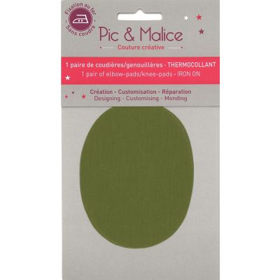 Pic & Malice coudiere/genouillere thermocollant uni Camel