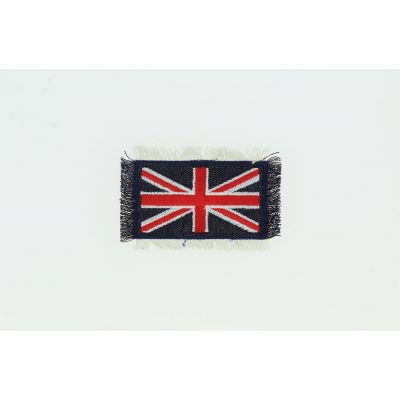 THERMOCOLLANT RECREATYS Collection Drapeaux Ecusson Angleterre Union Jack Bleu