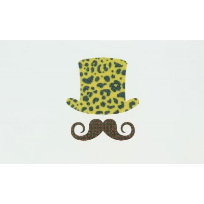 THERMOCOLLANT RECREATYS Collection Moustache Lunette Coeur