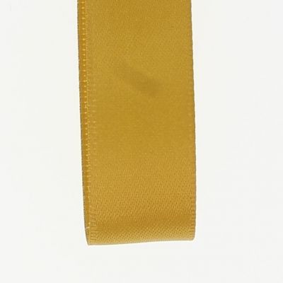 Ruban Satin soyeux Jaune Moutarde - PRIX AU METRE