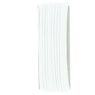 PASSEPOIL POLYCOTON FROU FROU UNI 10MM Blanc - Blister de 5 mètres