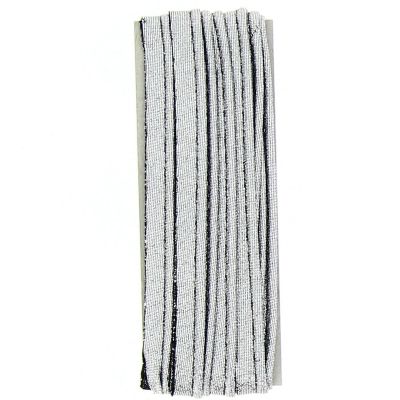 PASSEPOIL LUREX FROU FROU BRILLANT 10MM Argent scintillant foncé - Blister de 3 mètres