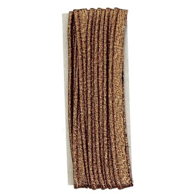 PASSEPOIL FROU FROU BRILLANT 10MM Cuivré foncé - Blister de 3 mètres