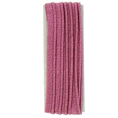 PASSEPOIL LUREX FROU FROU BRILLANT 10MM Fushia Scintillant - Blister de 3 mètres