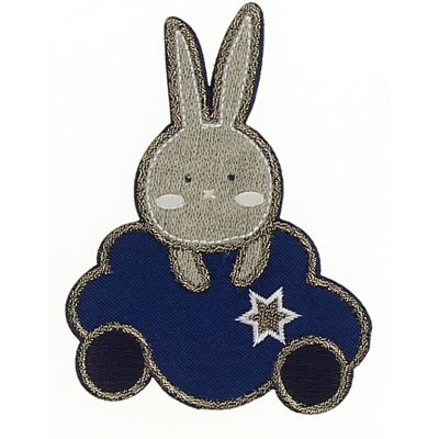 THERMOCOLLANT RECREATYS Collection doudous lapin mignon bleu