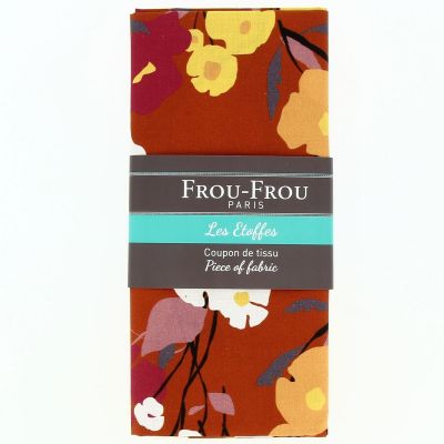 Coupon Tissu 100% Coton - 160X70cm - COSMOS AMBRE