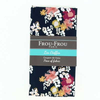 Coupon Tissu 100% Coton - 160X70cm - GLYCINE NAVY