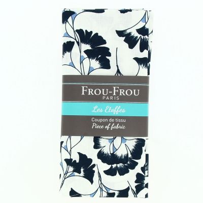 Coupon Tissu 100% Coton - 160X70cm - GINKGO NAVY