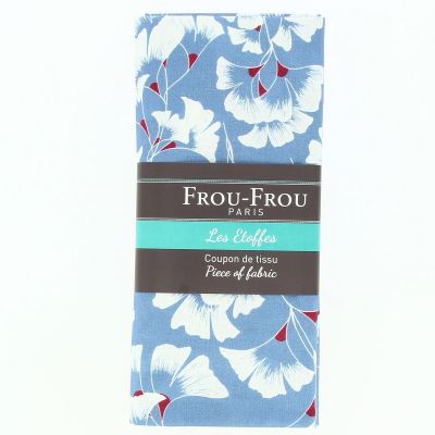 Coupon Tissu 100% Coton - 160X70cm - GINKGO CIEL INTENSE