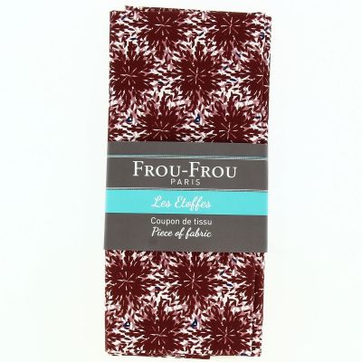 Coupon Tissu 100% Coton - 160X70cm - DAHLIA ROSE POUDRE