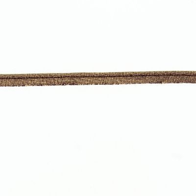 Passepoil Frou-Frou Tout ce qui brille 7mm Rose cuivré lamé noir - PRIX AU METRE