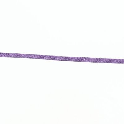 Frou-Frou Cordon Spaghetti Tout ce qui brille 7mm Violet - PRIX AU METRE