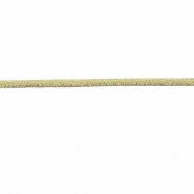 Bobine 25m de Cordon Spaghetti Tout ce qui brille 7mm Or Lamé noir - PRIX A LA BOBINE