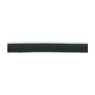 Frou-Frou Cordon Spaghetti Satin 7mm Soyeux Noir - PRIX AU METRE