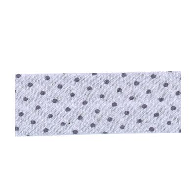 Biais Frou-Frou 20mm tissu Pois Lilas - PRIX AU METRE
