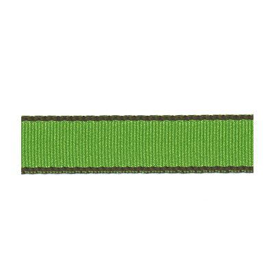FROU FROU GROS GRAIN BORDURE Vert Pomme - PRIX AU METRE