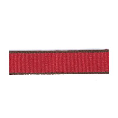 FROU FROU GROS GRAIN BORDURE Bordeaux - PRIX AU METRE