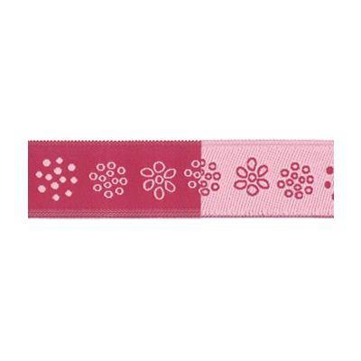 Ruban A bicyclette Rose Camélia 25mm - PRIX AU METRE