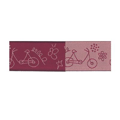 Ruban A bicyclette Bordeaux 25mm - PRIX AU METRE