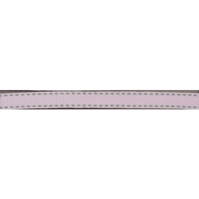 Ruban gros Grain surpiqué Rose - PRIX AU METRE