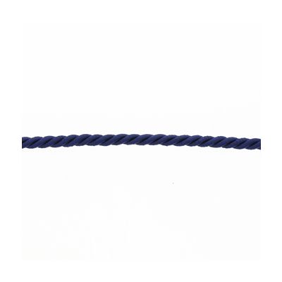 Frou-Frou Cordelière 5mm Bleu foncé - PRIX AU METRE