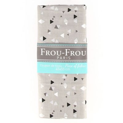 COUPON TISSU 45x55cm KIRIGAMI MINI'S Beige clair - 100% coton