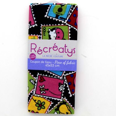 COUPON TISSU 45x53cm Coll. Eclipse N°30  - 100% coton