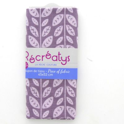 COUPON TISSU 45x53cm Coll. Blueberry N°43  - 100% coton