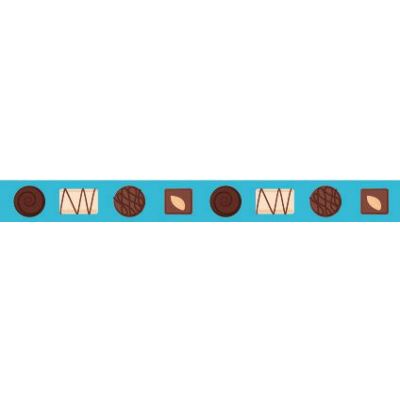 Récréatys - Ruban Gros grain 16mm Univers Gourmandise Gateaux - PRIX AU METRE