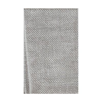 Ruban Organza soyeux Uni Gris clair - PRIX AU METRE
