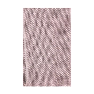 Ruban Organza soyeux Uni Rose - PRIX AU METRE