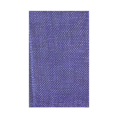 Ruban Organza soyeux Uni Violette - PRIX AU METRE