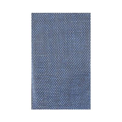 Ruban Organza soyeux Uni Bleu layette - PRIX AU METRE