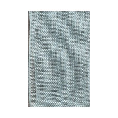 Ruban Organza soyeux Uni Bleu lagon - PRIX AU METRE