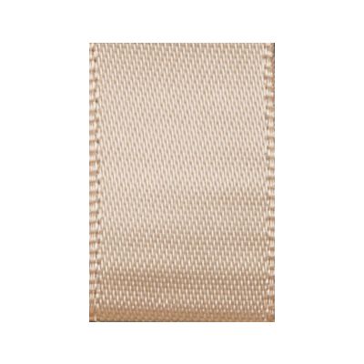 Ruban Satin soyeux Uni Beige - PRIX AU METRE