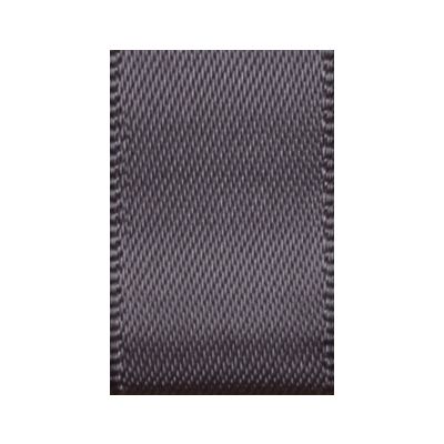 Ruban Satin soyeux Uni Gris foncé - PRIX AU METRE