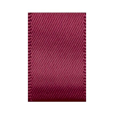 Ruban Satin soyeux Uni Bordeaux - PRIX AU METRE